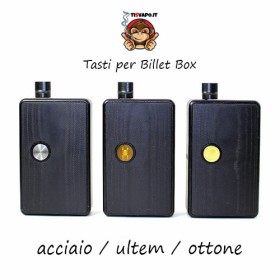Tasti per Billet Box (acciaio, ultem e ottone)