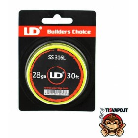 Filo Resistivo UD Acciaio 316L 28ga 0.30mm