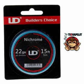 Filo Resistivo UD Nichrome Ni80 22ga 0.64mm