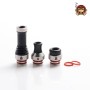 Hussar Drip Tip MTL - Kit Black / Ultem