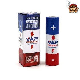 Vap Procell batteria ricaricabile 18650 3000mah 30A