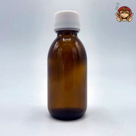 Flacone in vetro ambrato con tappo sigillo