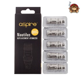 Testine Coil Nautilus BVC (5 Pezzi) 0.4 Ohm, 0.7 Ohm, 1.6 Ohm, 1,8 Ohm - Aspire