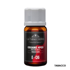 E-CIG - Organic 4 Pod - Aroma Concentrato 10ml - La Tabaccheria