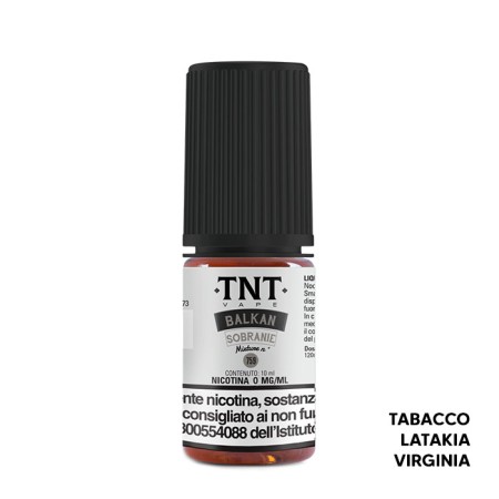 Balkan Sobranie - Distillato Puro - Liquido Pronto 10ml - Tnt Vape