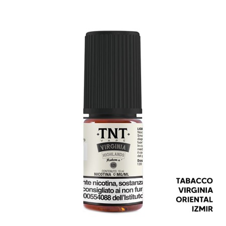 Virginia Highlands - Distillato Puro - Liquido Pronto 10ml - Tnt Vape