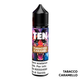 TABACCO CARAMEL - Ten X - Liquido Scomposto 20ml - Flavourart