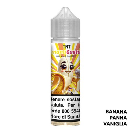 BANANA CUSTARD - Mix Series 20ml - TNT Vape