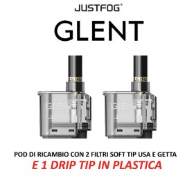 Filter Pod di Ricambio per Glent Pod Kit (2 Pezzi) - Justfog