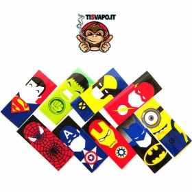 Wrap Supereroi Marvel per batterie 18650